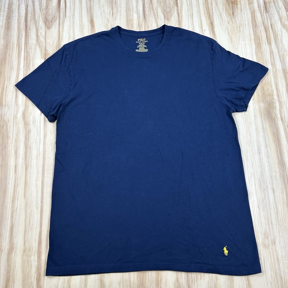 Polo Ralph Lauren Men's XL Blue Classic Fit Cotton T-Shirt Short Sleeve Tee